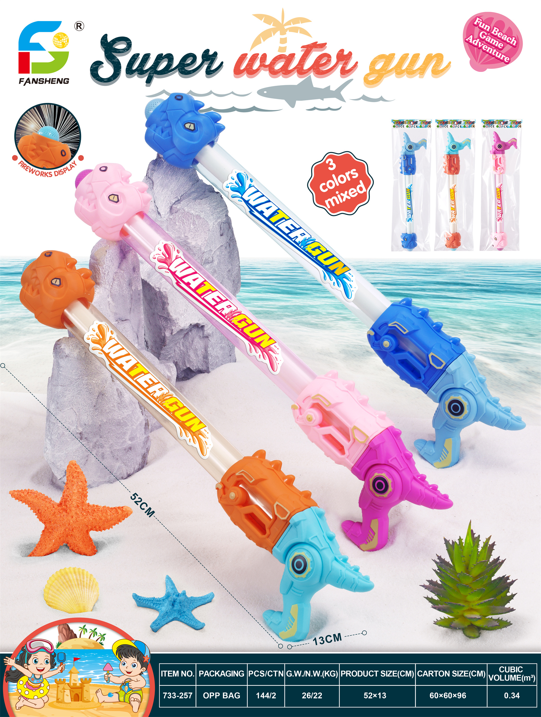Fireworks water draw