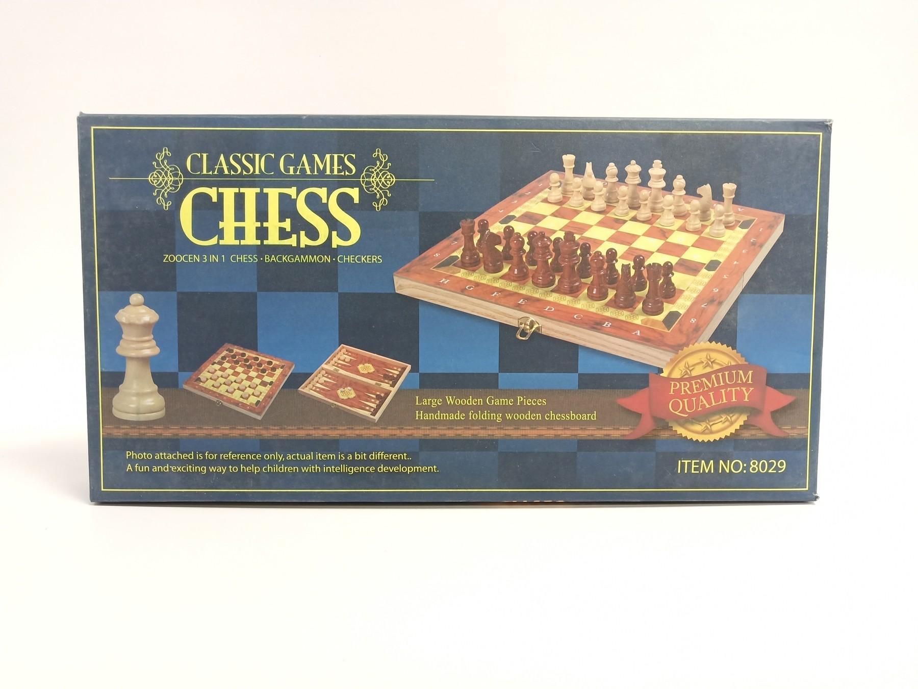 Wooden chess