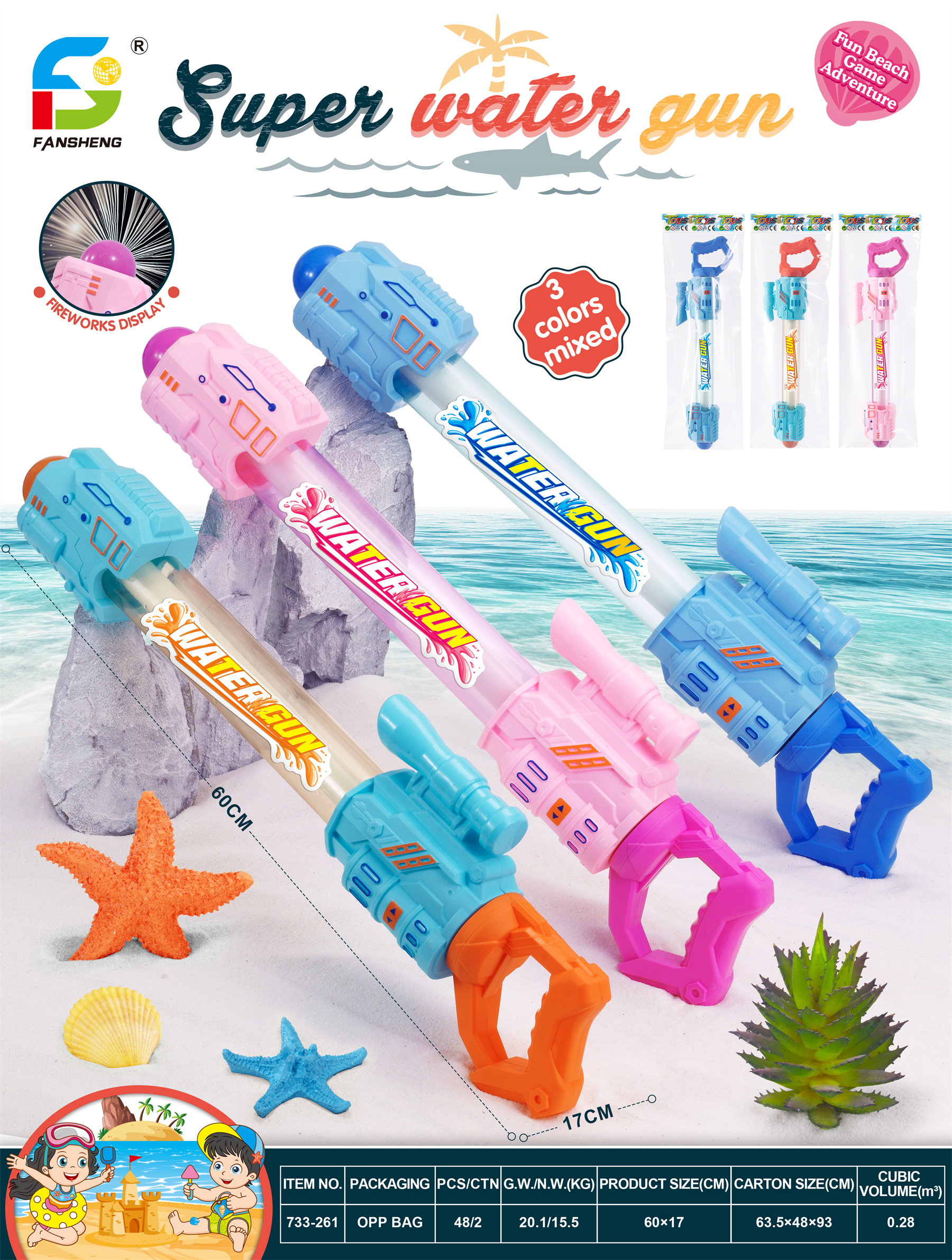 Fireworks water draw