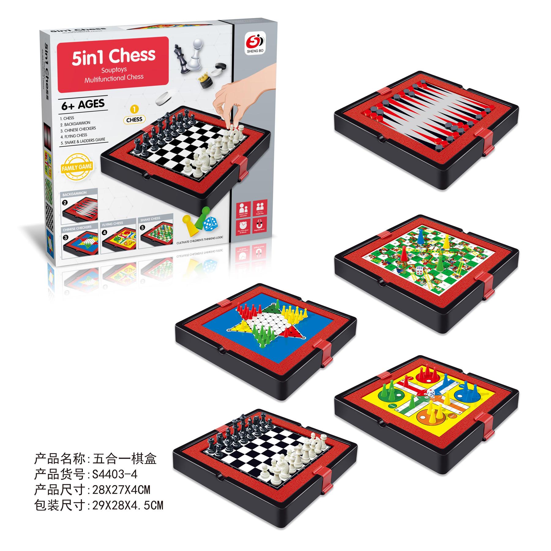 Five in one chessboard